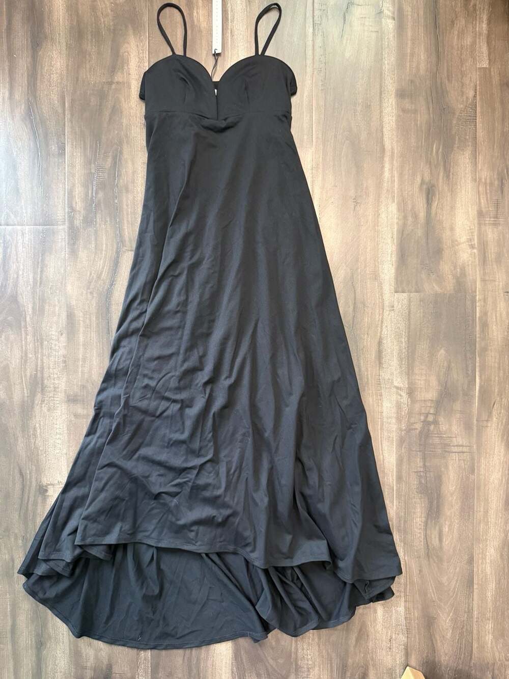 Susana Monaco Black High-Low Maxi Dress Size S